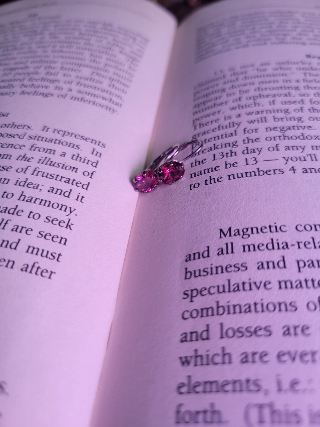 South Carolina Garnet Earrings-January Birthstone Jewelry-Red Leverback Earrings-Handcrafted Jewelry-Red Natural Gemstone