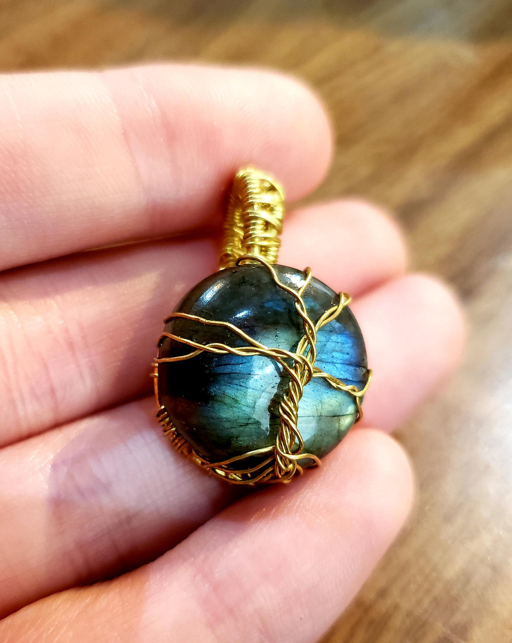Labradorite Tree of Life Pendant