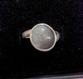 Silver Obsidian Ring
