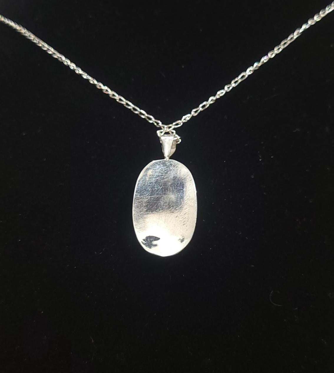 Botswana Sterling Silver Pendant Handcrafted