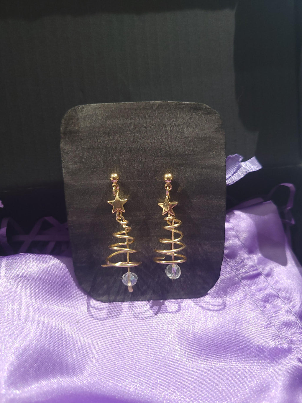 Holiday Trio Earring Set – Candy Cane, Gold Christmas Tree & Snowman Studs